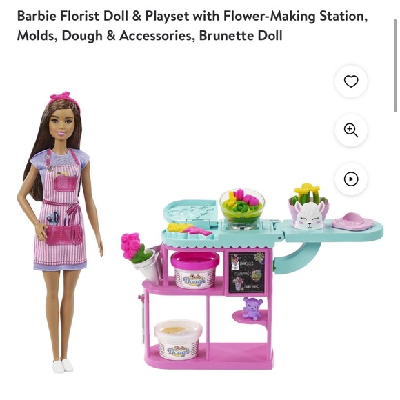 Barbie Florist Doll & Playset with Flower-Making Station - Picture 8 of 8